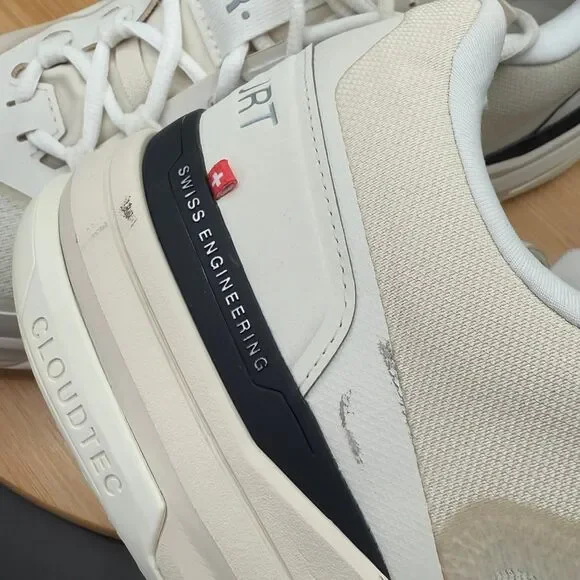 On Cloud The Roger Advantage Pro Mens Tennis Shoes Men’s Sz 13 Cream/Black - Picture 11 of 12